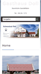Mobile Screenshot of gasthaus-doll.de